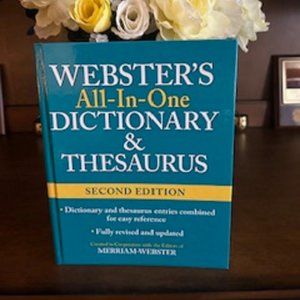 Webster's All-in-One Dictionary & Thesaurus Second Edition New